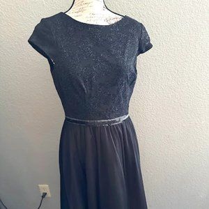 Jackie Jon New York Black Evening Dress